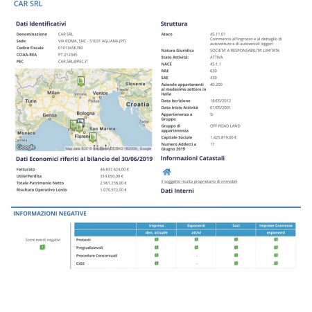 Report Impresa Approfondito