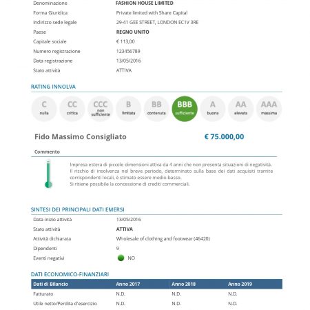 Dossier Estero E-WEB